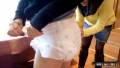 Danni & Jessie - Diapered, Peeing & Leaking At The Grocery Store!